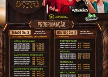 27ª Festa do Vaqueiro terá shows e mais de R$ 30 mil em prêmios em Cajazeiras